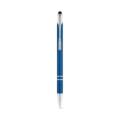 GALBA. Aluminium ball pen with touch tip and clip